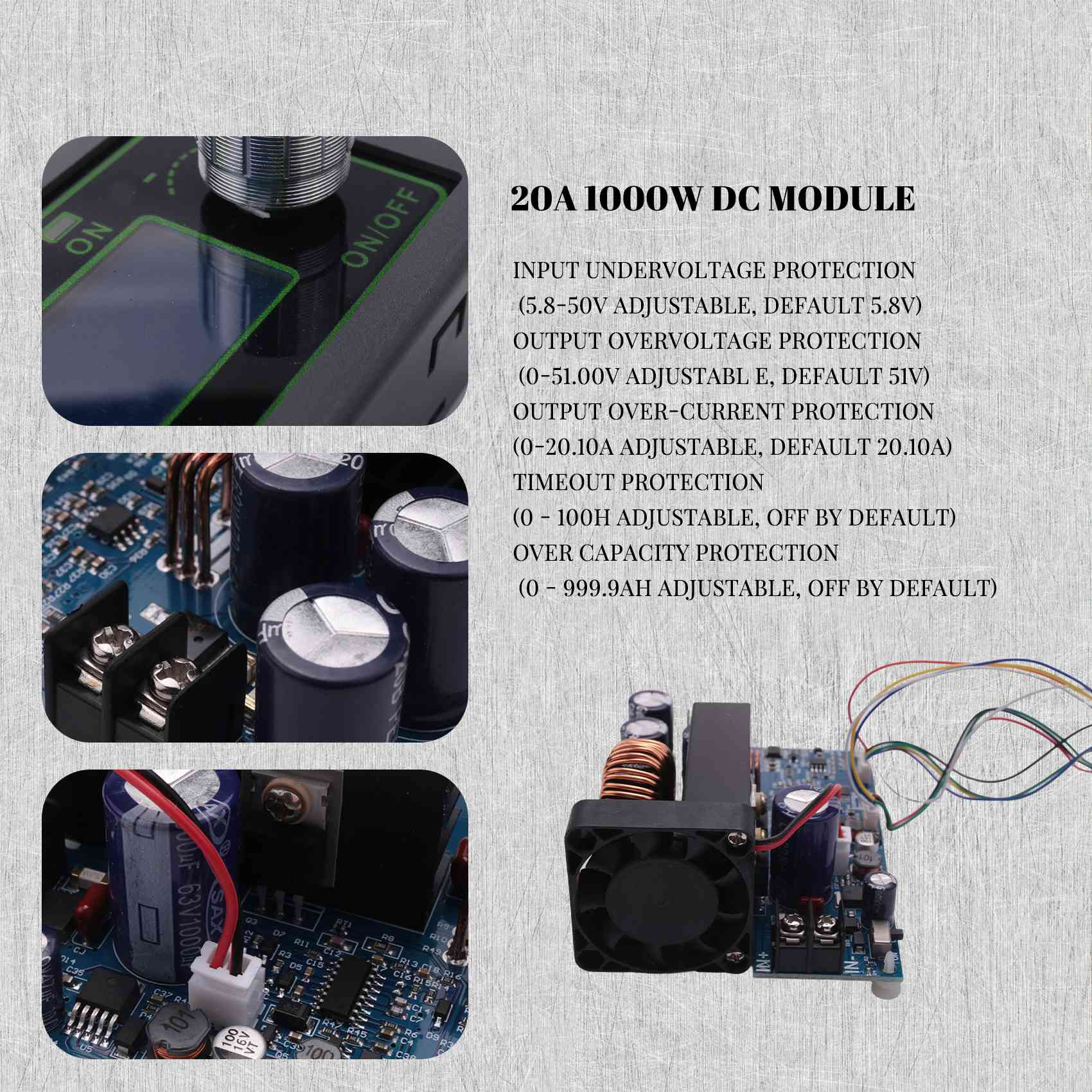 [NEWA76K!] WZ5020L 20A 1000W D – Step Down Dc Power Supply Module 1000W recenzja i cena