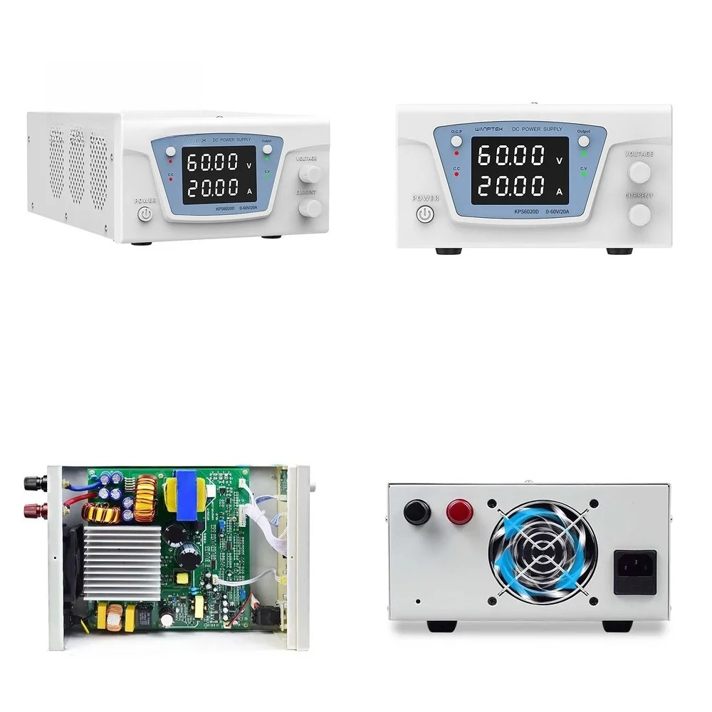 Zasilacz laboratoryjny LED z p – High Power 60V 20A Bench Power Supply recenzja i cena